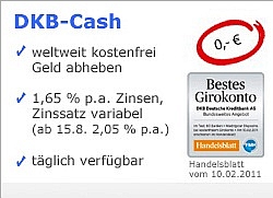 kostenloses Girokonto